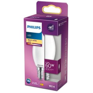 Lemputė Philips LED, B35, 2700 °K, E14, 6.5 W, 806 lm - Image 2