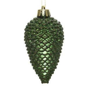 Plastikiniai eglutės žaisliukai DECORIS 28608, 8 cm, 6 vnt.