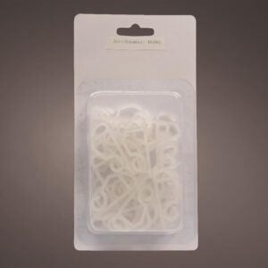 Kabliukai elektrinei girliandai balti Lumineo - Image 1