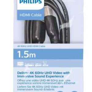 Laidas PHILIPS HDMI M, HDMI M, 1.5m, juodas SWV5510/00 - Image 2