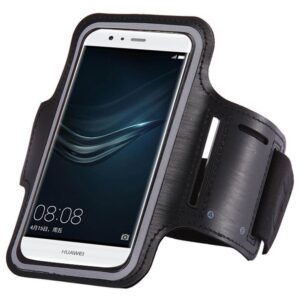 Universal Running Armband for 6" Smartphones juodos spalvos - Image 2