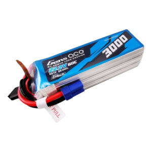 Gens ace G-Tech 3000mAh 22.2V 60C 6S1P Lipo Battery Pack with EC5 plug - Image 2