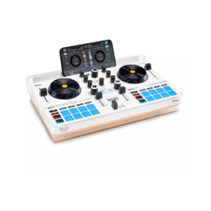 Hercules DJ Mixer DJControl Mix Ultra, Bluetooth, Built-in Battery, White (4780942) - Image 3