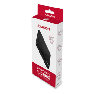 AXAGON EE25-SL external 2.5" enclosure, USB 3.0 / SATA III - USB-A, black - Image 10