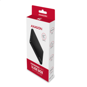 AXAGON EE25-SLC external 2.5" case, USB 3.0 / SATA III - USB-C, black - Image 10