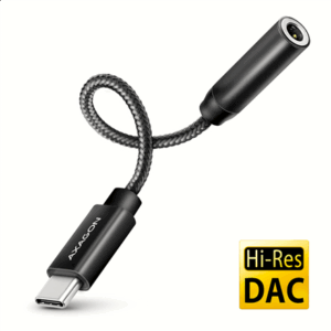 AXAGON ADA-HC USB-C Hi-Res Audio Adapter - 3.5mm Jack, 32 Bit, 384 kHz - Image 2
