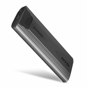 AXAGON EEM2-GTS2 M.2 enclosure, NVMe & SATA, USB-C 3.1, 10 Gbit/s - dark grey - Image 3