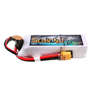 Gens ace G-Tech Soaring 2200mAh 14.8V 30C 4S1P Lipo Battery Pack with XT60 plug - Image 1