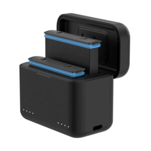 TELESIN 2-slot charger + card storage for Insta360 X4 - Image 2