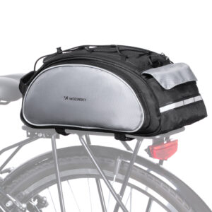 Wozinsky Bike Pannier Bag with Shoulder Strap 13L Black (WBB1BK)