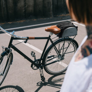 Wozinsky Bike Pannier Bag with Shoulder Strap 13L Black (WBB1BK) - Image 5