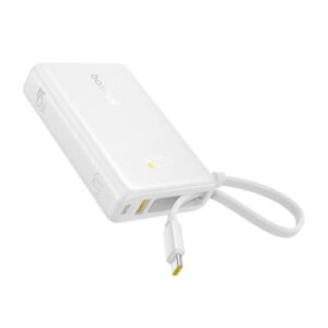 Powerbank Baseus PicoGo Digital Display 10000mAh 45W baltos spalvos - Image 3