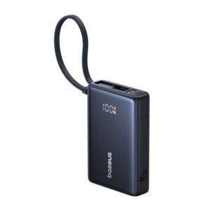 Powerbank Baseus PicoGo Digital Display 10000mAh 45W juodos spalvos