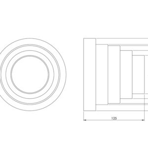 Ventiliacijos tarpmovė EUROPLAST VA80, D80 - Image 2