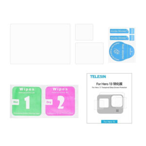Telesin 3-in-1 Tempered Glass for GoPro Hero 13 Black (S6-FLM-07-TGP) - Image 3