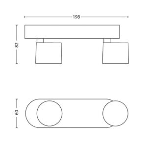 Kryptinis šviestuvas PHILIPS STAR 562423116, 2 × 4,5 W, LED - Image 3