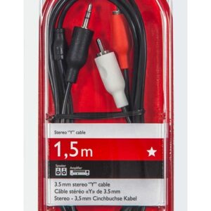 Laidas PHILIPS 3.5mm M, 2xRCA M, 1.5m, juodas SWA2527W/10 - Image 2