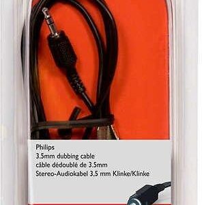 Laidas PHILIPS 3.5mm M, 3.5mm M, 1.5m, juodas SWA2529W/10 - Image 2