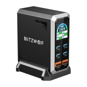Blitzwolf BW-S31 2xUSB-A, 4xUSB-C, PD, 240W network charger. - Image 2