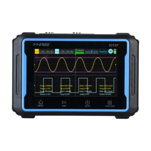 Portable 3-in-1 FNIRSI 2C53P 4.3" touchscreen oscilloscope