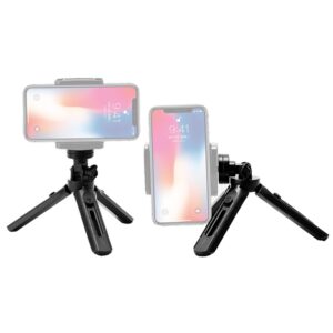 Mini tripod selfie stick holder for phone camera GoPro 16 - 21 cm black - Image 3