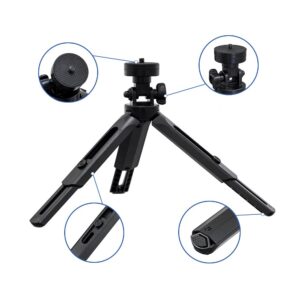 Mini tripod selfie stick holder for phone camera GoPro 16 - 21 cm black - Image 9