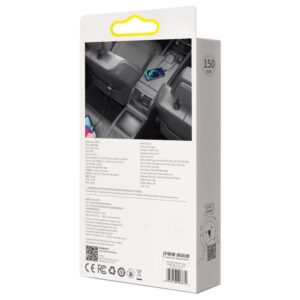 Baseus Share Together car charger 2x USB / 2x USB Type C 120W PPS Quick Charge Power Delivery pilkos spalvos (CCBT-A0G) - Image 6