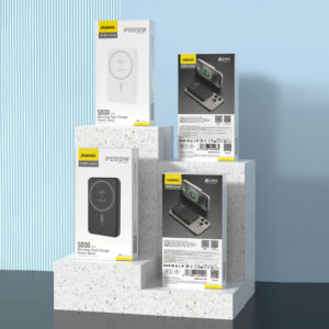 Dudao K14S USB-A / USB-C / MagSafe wireless powerbank 20W 5000mAh - baltos spalvos - Image 6