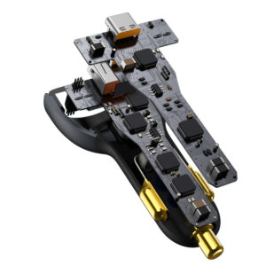 Baseus TZCCZM-0G USB-A / USB-C car charger 160W PPS / QC 5 / PD - pilkos spalvos - Image 8