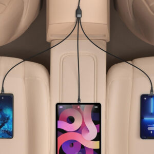 Baseus Flash Series II cable USB Type C - USB Type C / Lightning / micro USB 100 W 1.5 m juodos spalvos (CASS030201) - Image 8