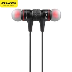 AWEI A920BL Bluetooth sports ausinės juodos spalvos magnetic - Image 4