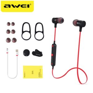AWEI A920BL Bluetooth sports ausinės juodos spalvos magnetic - Image 7