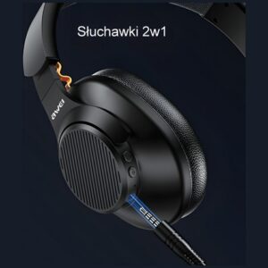 AWEI A997BL Bluetooth On-Ear ausinės juodos spalvos - Image 6