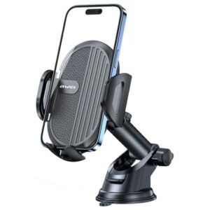 AWEI X72 automobilinis telefono laikiklis juodos spalvos