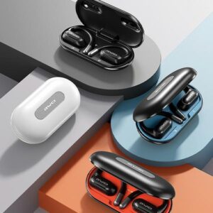 AWEI Bluetooth 5.4 ausinės OWS T93+ docking station baltos spalvos - Image 3