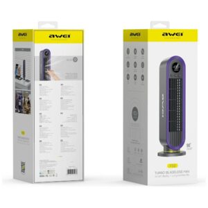 AWEI F52 3600mAh column fan grey - Image 2