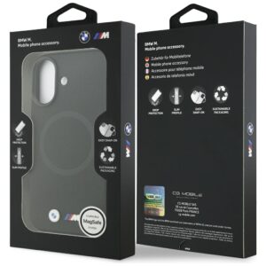 BMW M FW Metal Logo MagSafe dėklas skirtas Apple iPhone 17 Black - Image 8