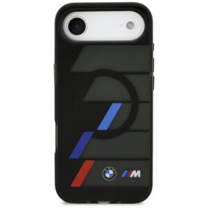 BMW M IML Metal Buttons Tricolor Lines MagSafe dėklas skirtas Apple iPhone Air Black - Image 3
