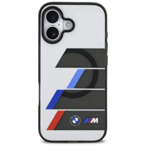 BMW M IML Metal Buttons Tricolor Lines MagSafe dėklas skirtas Apple iPhone 17 Anthracite - Image 3