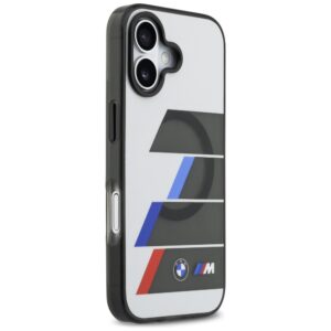 BMW M IML Metal Buttons Tricolor Lines MagSafe dėklas skirtas Apple iPhone 17 Anthracite - Image 4