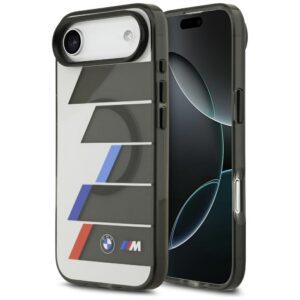 BMW M IML Metal Buttons Tricolor Lines MagSafe case for Apple iPhone Air anthracite - Image 1