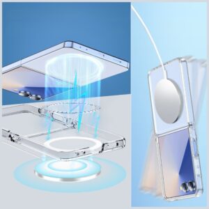 Dėklas Beline Clear MagSafe skirtas Samsung Galaxy Z Flip7 skaidrus - Image 5