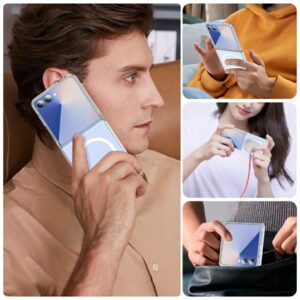 Dėklas Beline Clear MagSafe skirtas Samsung Galaxy Z Flip7 skaidrus - Image 9