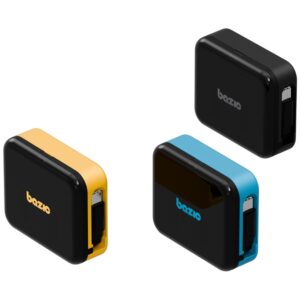 Kabelis Bazic GoCharge Loop 5in1 Lightning, USB-A, Micro USB 1m juodos spalvos - Image 6