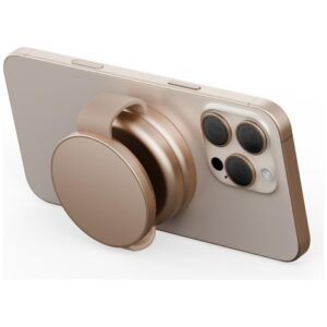 Belaidis įkroviklis Energea Alumag Trio 3in1 Qi2 15W aukso spalvos - Image 2