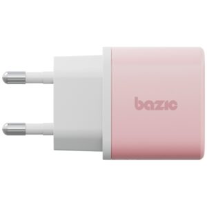 laidinis įkroviklis Bazic GoPort Velox Kit USB-C/USB-A GaN 35W su kabeliu pink - Image 5