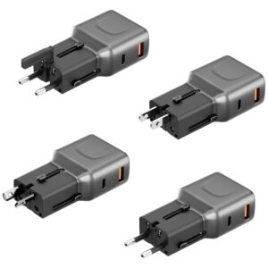 laidinis įkroviklis Energea TravelGo Adapter 35 USB-A/USB-C 35W graphite-black - Image 4