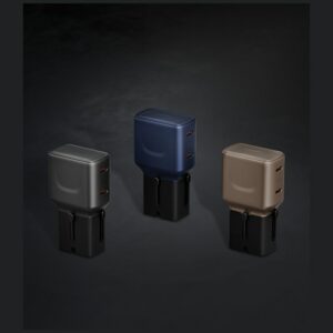 laidinis įkroviklis Energea TravelGo Adapter 45 2xUSB-C 45W gold-black - Image 9