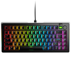 Glorious GMMK 3 Pro 75% Custom Gaming Keyboard - Pre-Built, ANSI (US išdėstymas), Fox Switches, Black - Image 2