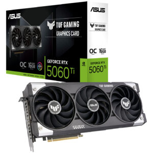 ASUS TUF GeForce RTX 5060 Ti OC Edition, 16384 MB GDDR7